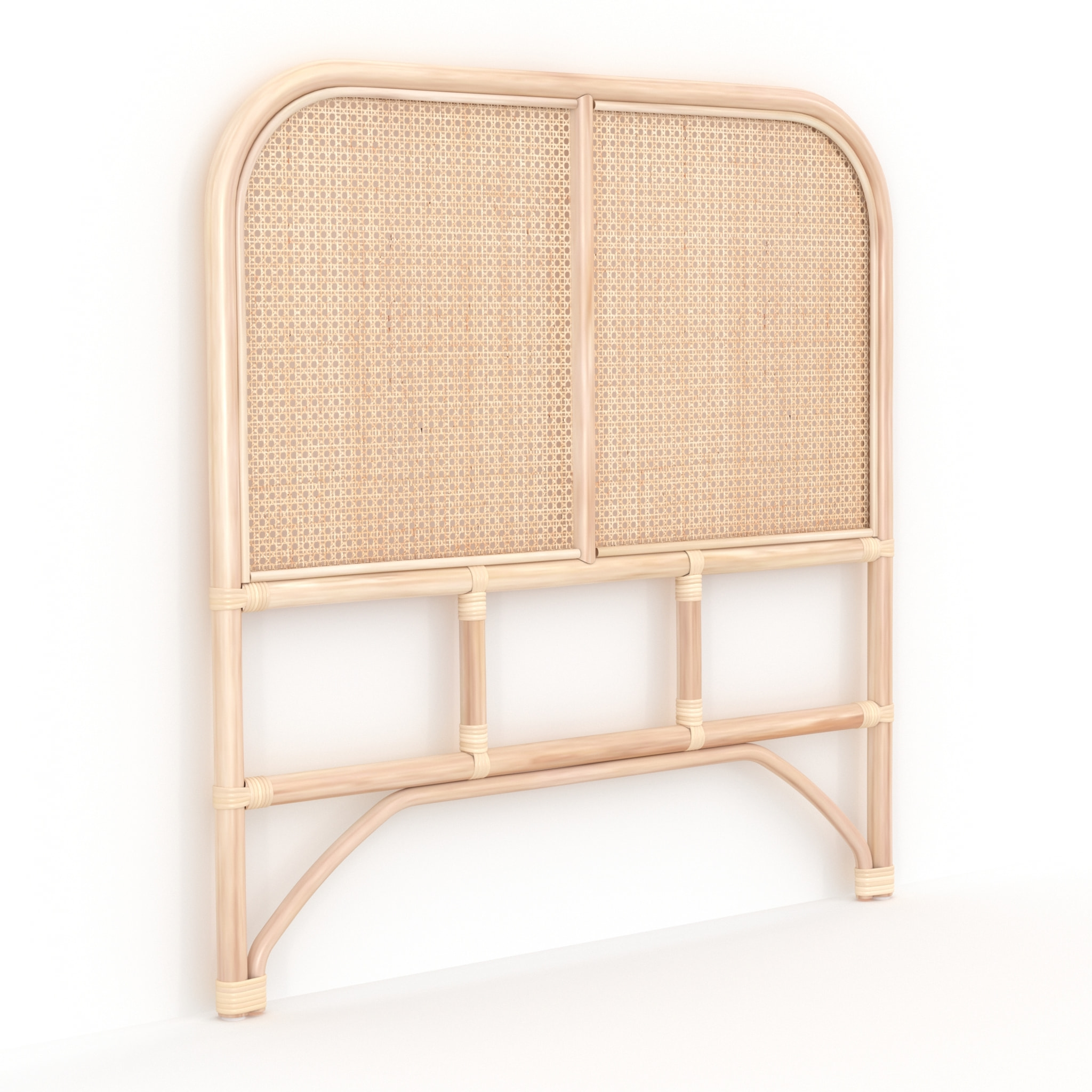 Tête de lit en rotin et cannage 90 cm - Grace