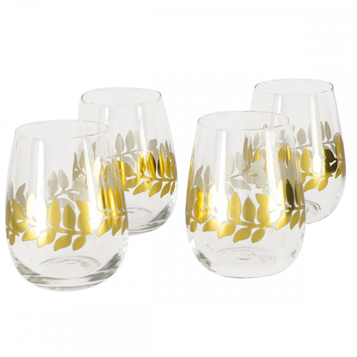 Verres caesar dore 400ml - lot de 4