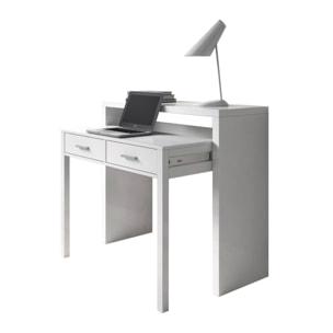 Mesa Escritorio Extensible 98x87x36 Cm Blanco Artik