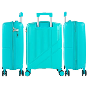 Juego De Maletas Rígidas Pp Itaca 761300 Viaje Pp Itaca Turquesa