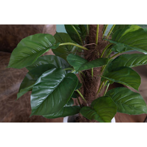 Pothos In Vaso Con 30 Foglie. Altezza 85 Cm - Pezzi 1 - 45X75X45cm - Colore: Arancio - Bianchi Dino - Piante Artificiali