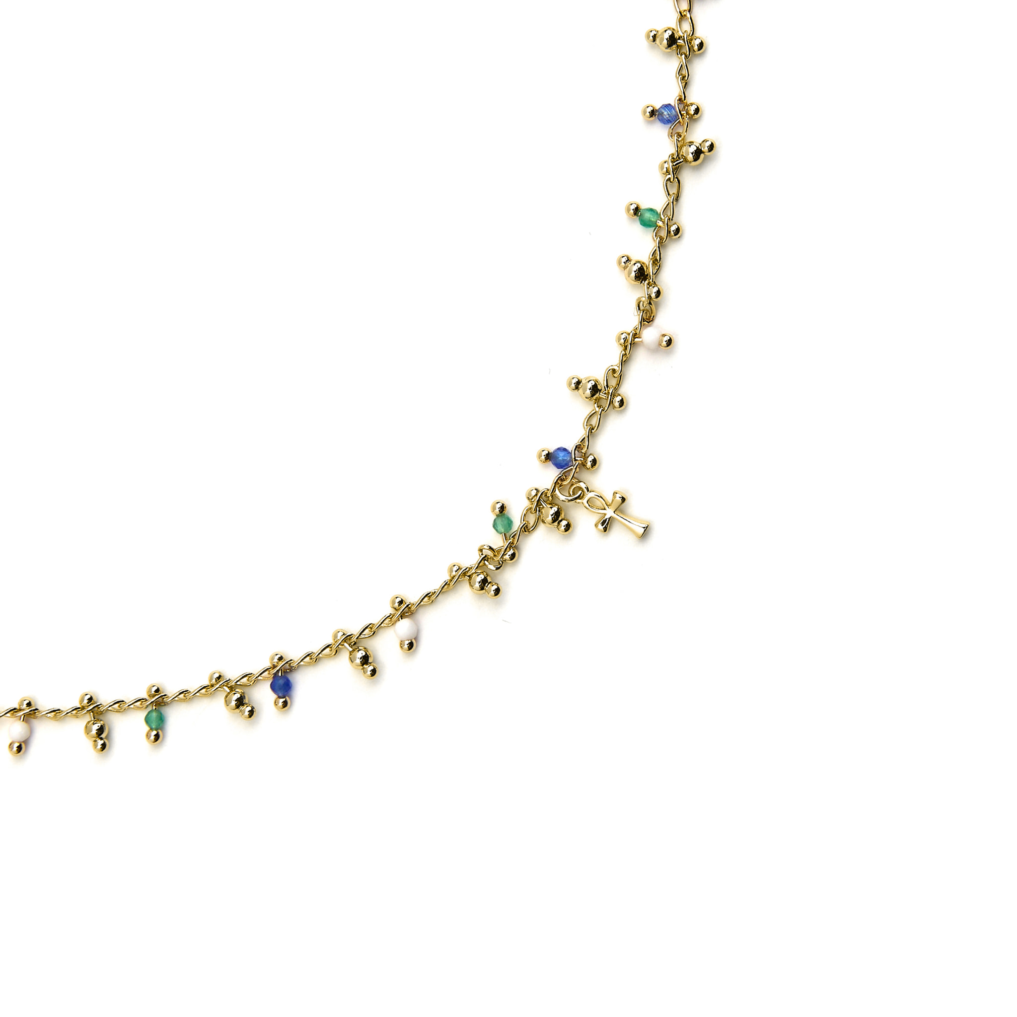 Collar Kalau acabado oro amarillo 18k