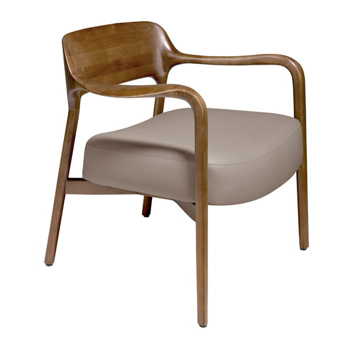 Sillón Angel Cerda de polipiel 70x62x72cm