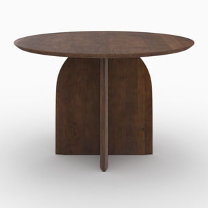 Table ronde en bois de manguier 4 places - Caïpi