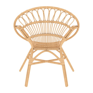 Fauteuil en rotin naturel - Ronnie