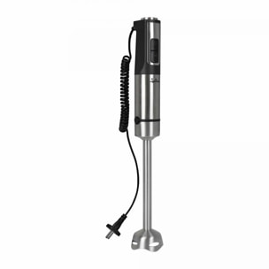 Batidora de mano JATA JEBT1855 de 1200 W. 4 cuchillas. Pie extralargo de 26 cm. Cable en espiral. Función turbo