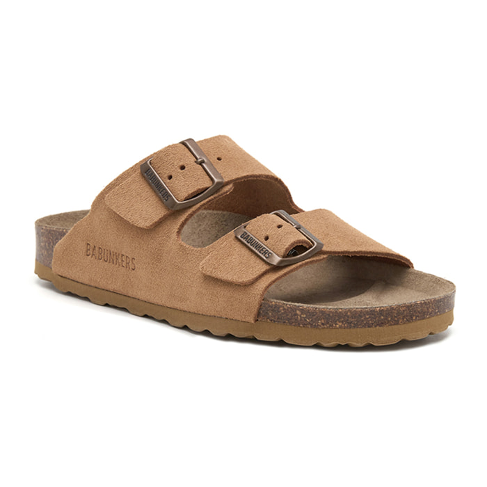 SANDALIA BABUNKERS MARRON