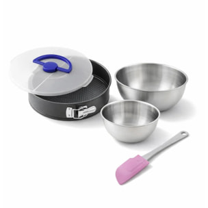 Set de 4 ustensiles de pâtisserie moule à manqué bol et spatule Collection Zenker pure