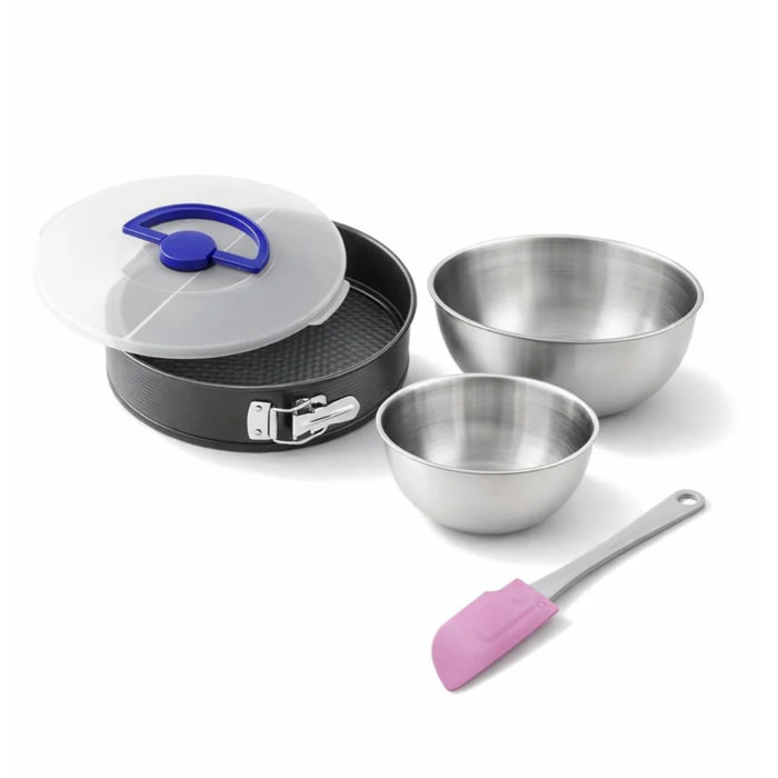 Set de 4 ustensiles de pâtisserie moule à manqué bol et spatule Collection Zenker pure