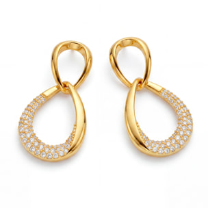 Pendientes Syroth acabado oro amarillo 18k