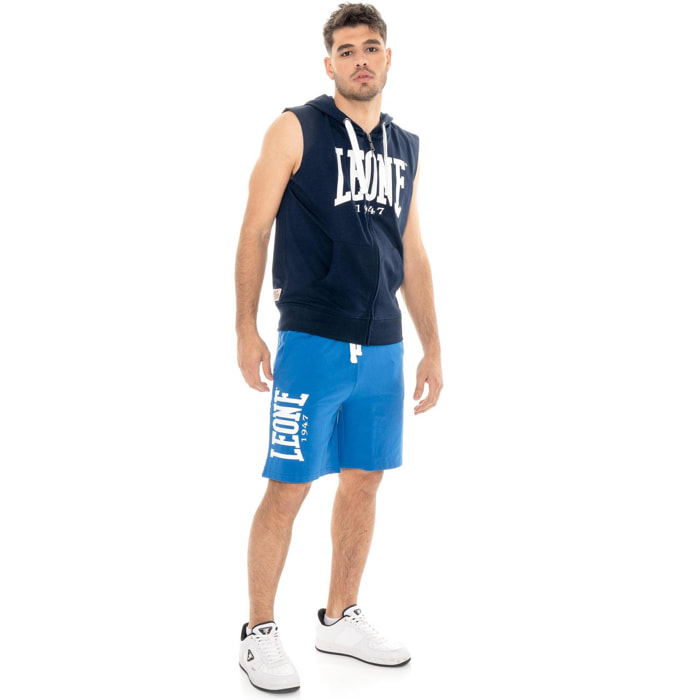 Pantalones cortos básicos para hombre Leone con logo grande