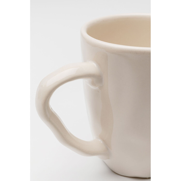 Mugs Organic crème set de 6 Kare Design