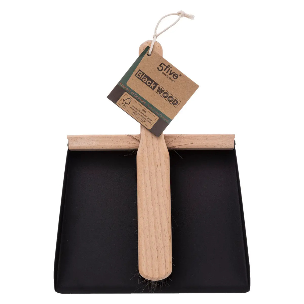 Ensemble pelle/balayette "Blackwood" noir