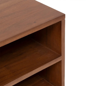 Meuble tv 2 portes "Nanda" marron 147x45,5x40cm