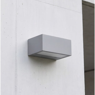 LEDS C4 Aplique Ip66 Nemesis Aluminium 70*170Mm R7S 100W Gris 640Lm