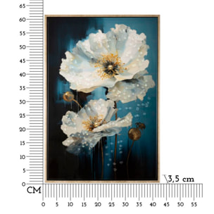 DIPINTO SU TELA LACCATO BLUEY C/CORNICE CM 42X3,5X62