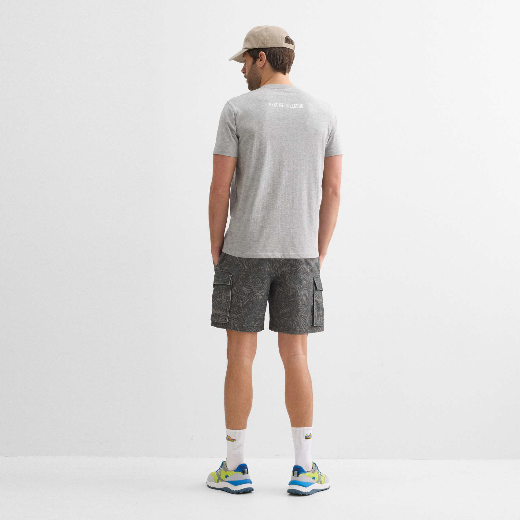 Camiseta regular MUNICH lifestyle de algodón orgánico-viscosa gris