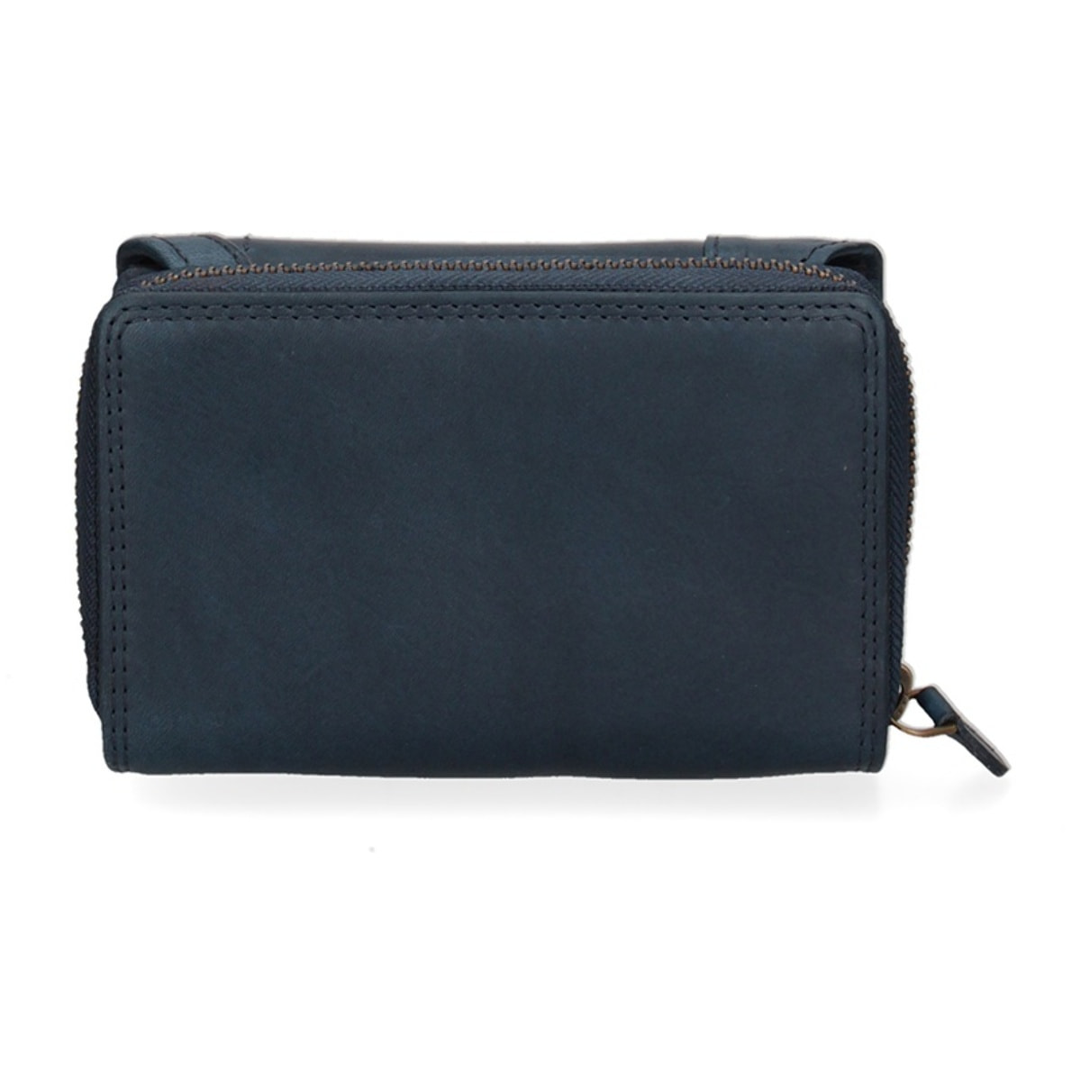 Portafoglio uomo in vera pelle - Modello False - Casual - 14.0 x 9.5 x 4.0 cm