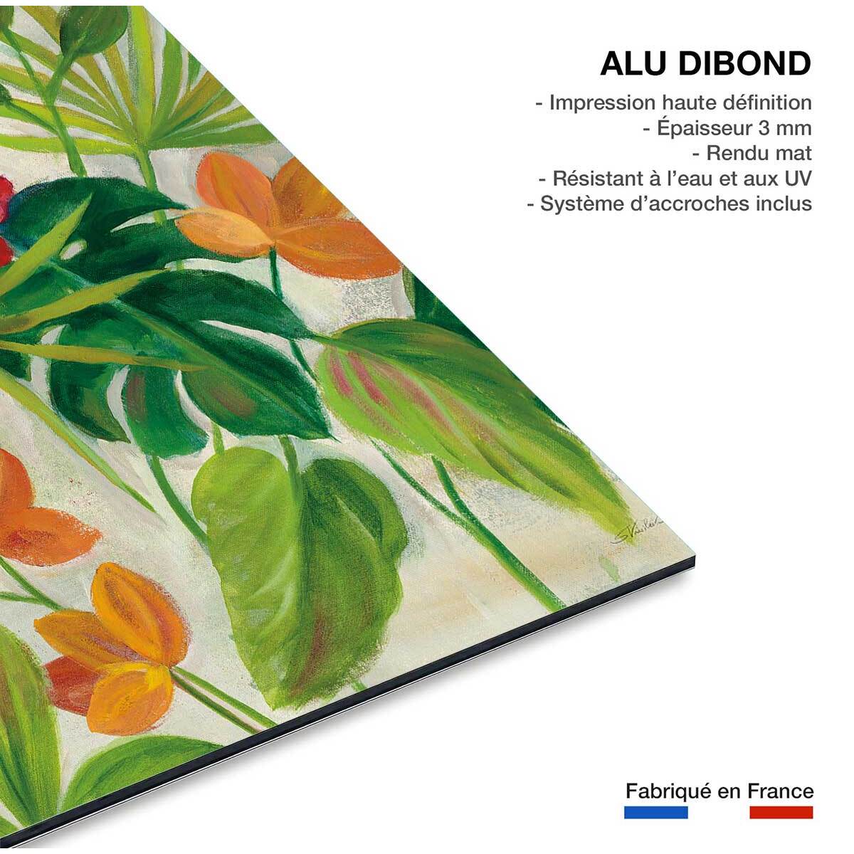 Tableau Jardin tropical Tableau alu Dibond