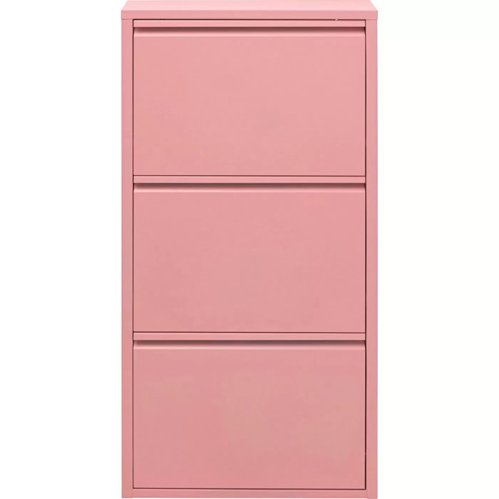 Casier à chaussures Caruso rose Kare Design