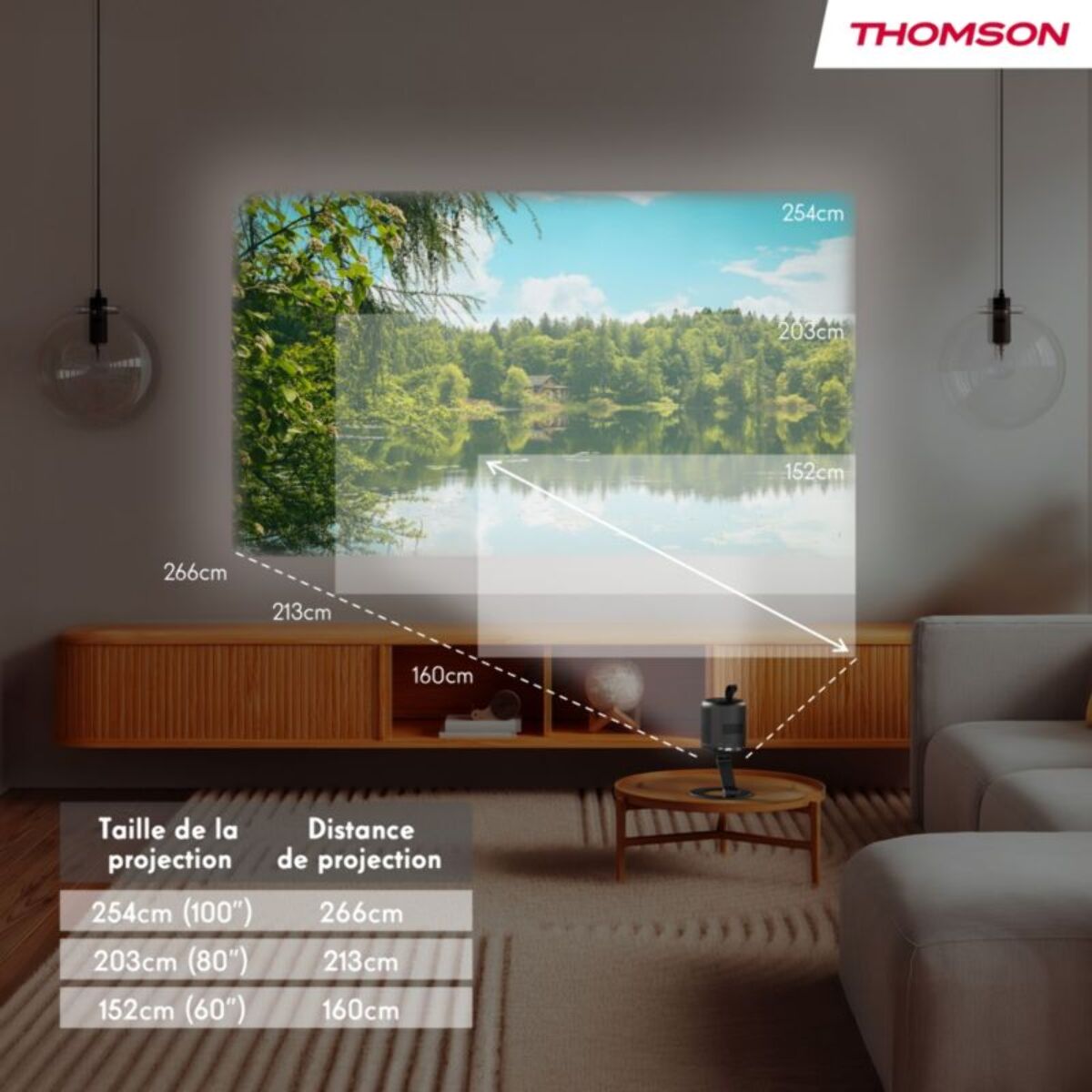 Vidéoprojecteur portable THOMSON VEGA PG35B