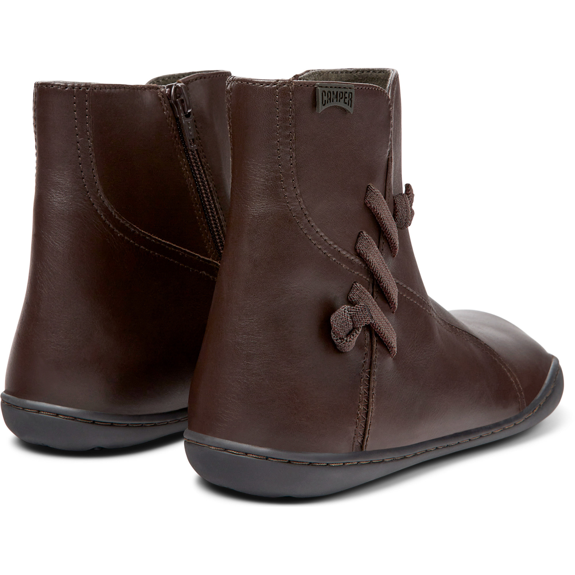 CAMPER Peu Cami - Botines Mujer Marron
