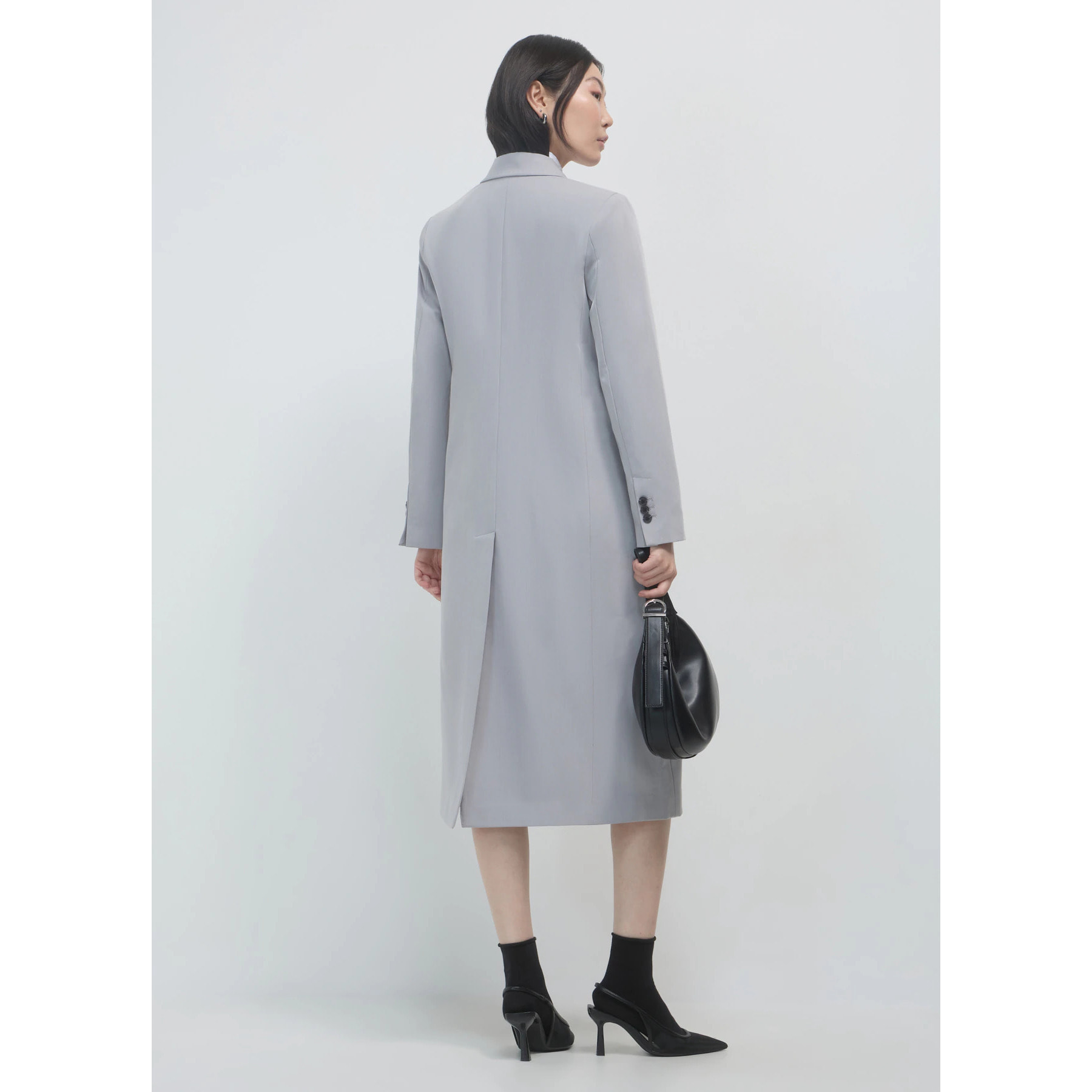 Cappotto lungo melange
