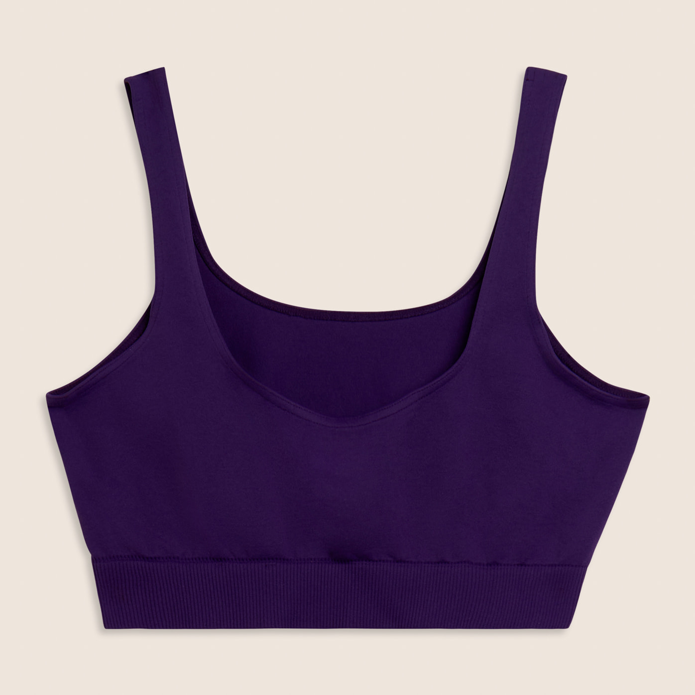 Top Sportivo Seamless con Fascia Sottoseno in costina