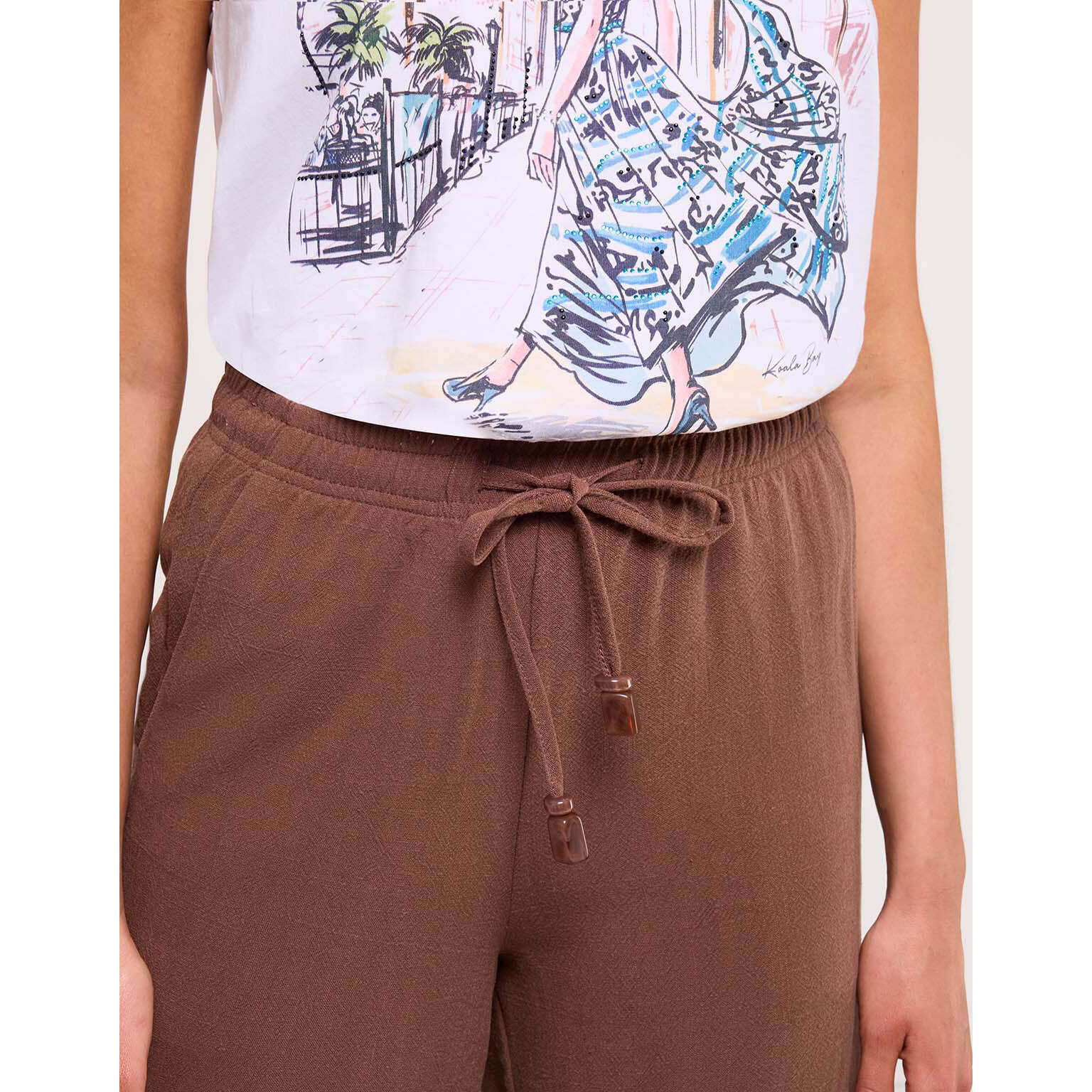 Pantalón Largo Marrón - Tradi