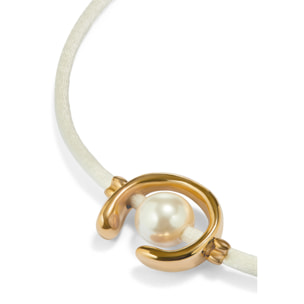 Pulsera SER DIFERENTE CREMA M