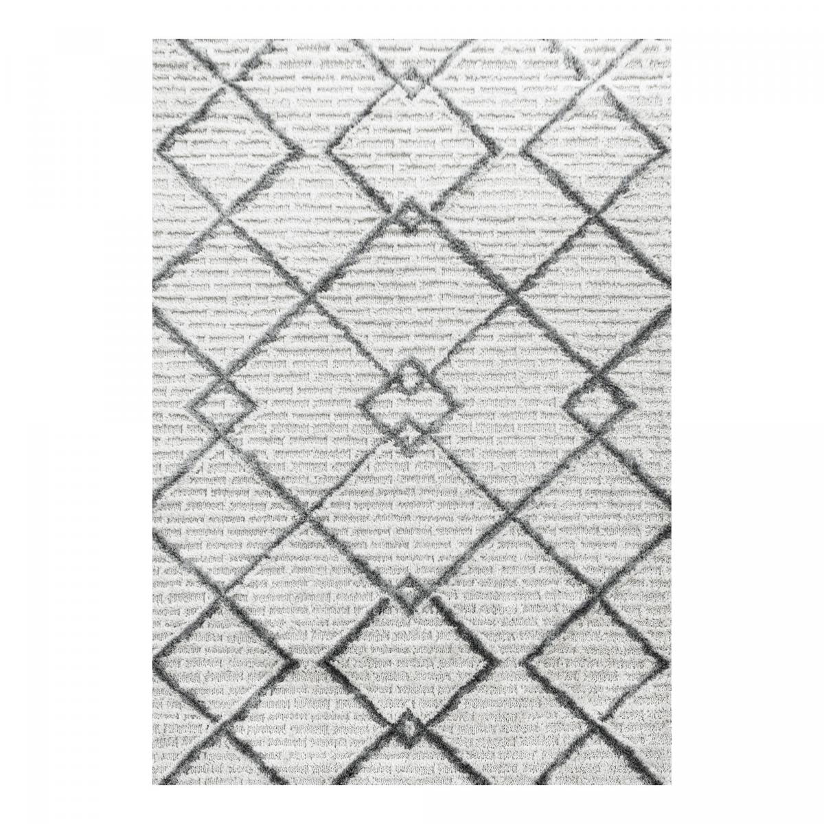 Tapis salon et chambre tissé motif scandinave FOPE