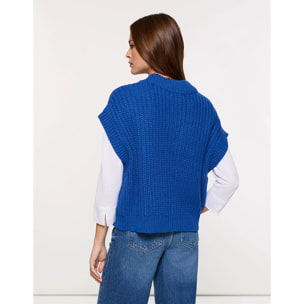 Chaleco de Punto Azul - Richy