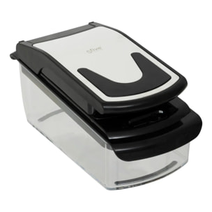 Mandoline Silver pro noir 2 lames