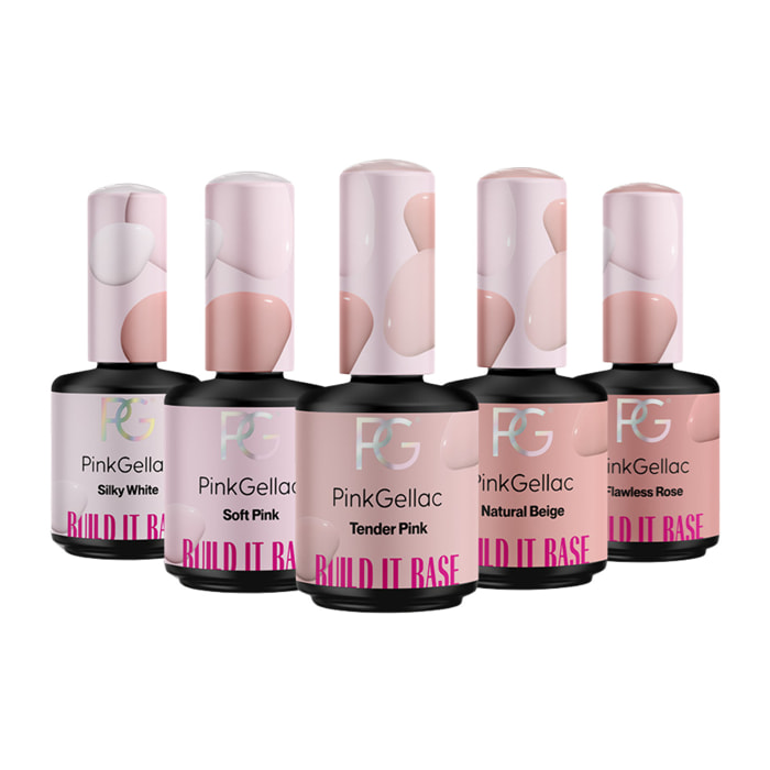 Set de base coat Build it - 5x 15 ml
