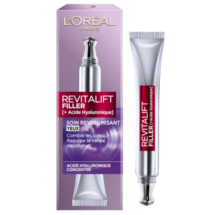 L'Oréal Paris Revitalift Filler Soin Yeux Revolumisant Anti-rides 15ml