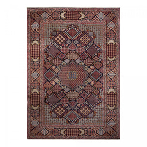 Tapis d'orient, motif oriental, noué à la main en laine, DELOJO