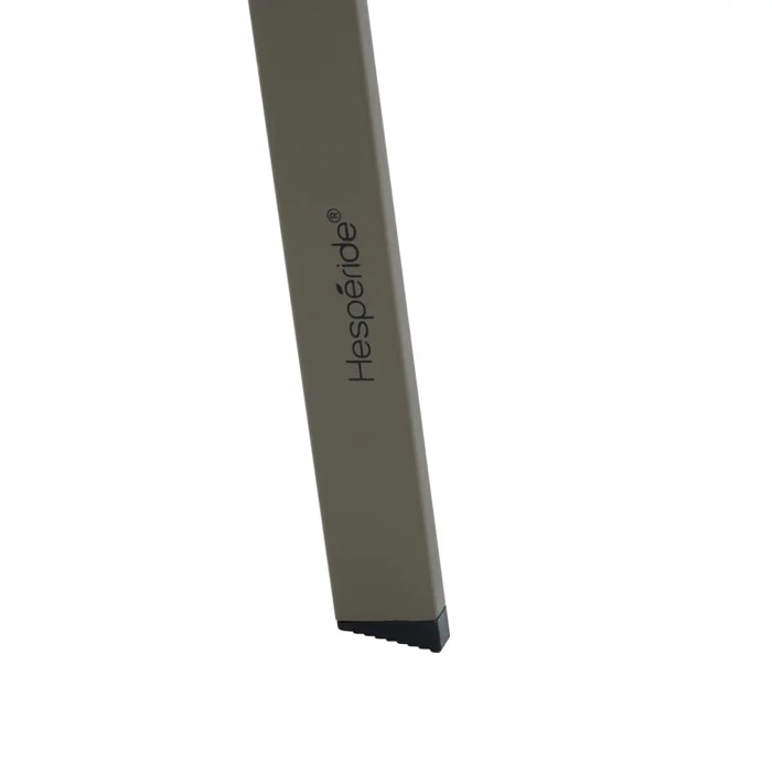 Table d'appoint de jardin ronde "Saona" café 50 x 45cm en acier