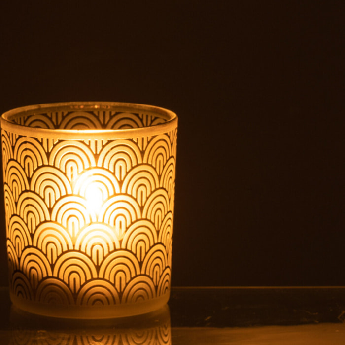 J-Line photophore Arc - verre - vert - small - 4 pcs