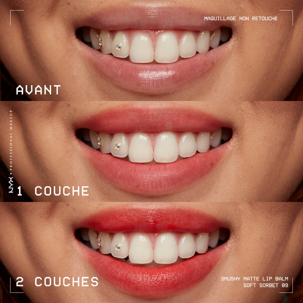 NYX Professional Makeup Smushy baume à lèvres teinté Silly Sippin'