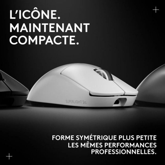 Souris Gamer Sans Fil LOGITECH Pro X superlight 2 compact Blanc