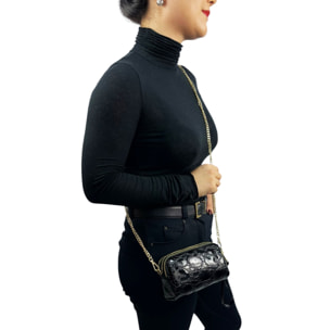 Pochette Cheval Firenze Saint Moritz Cocco Nero