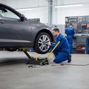 Cric Sollevatore Idraulico Per Auto Martinetto 2t Ruote Bidirezionali A Cuscinetto Assetto Ribassato Professionale Veicoli Auto Moto Con Valigetta