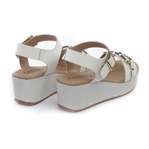 SANDALO ZEPPA CATENA BIANCO