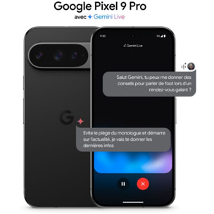 Smartphone GOOGLE Pixel 9 Pro Noir Volcanique 128Go
