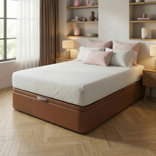 Canapé Polipiel Deluxe Marron Altura 35 cm