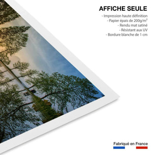 Affiche Reflet du Mont fuji Affiche seule