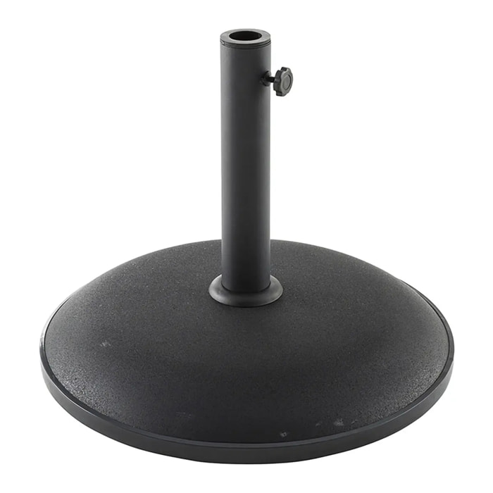 Pied de parasol rond Noir