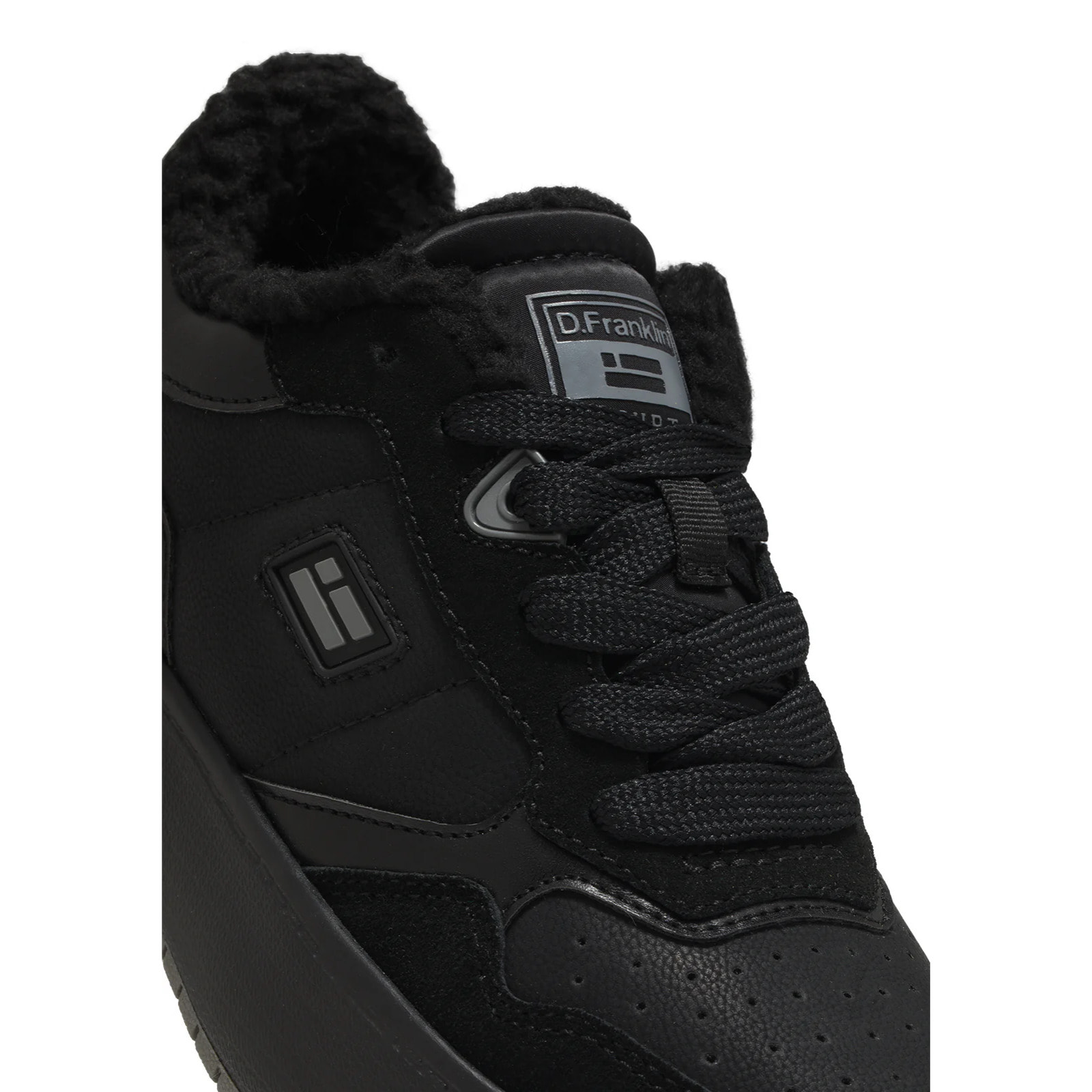 Zapatillas Deportivas de Mujer Court Fleece Full Negro
