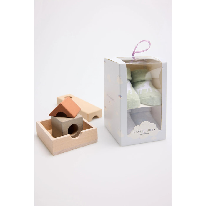 Confezione da 4 calzini termici per neonato