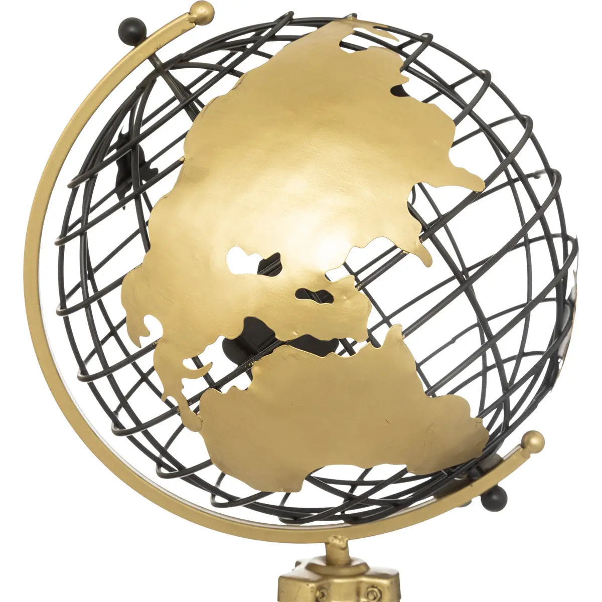 Globe "Ramon" métal noir 70cm